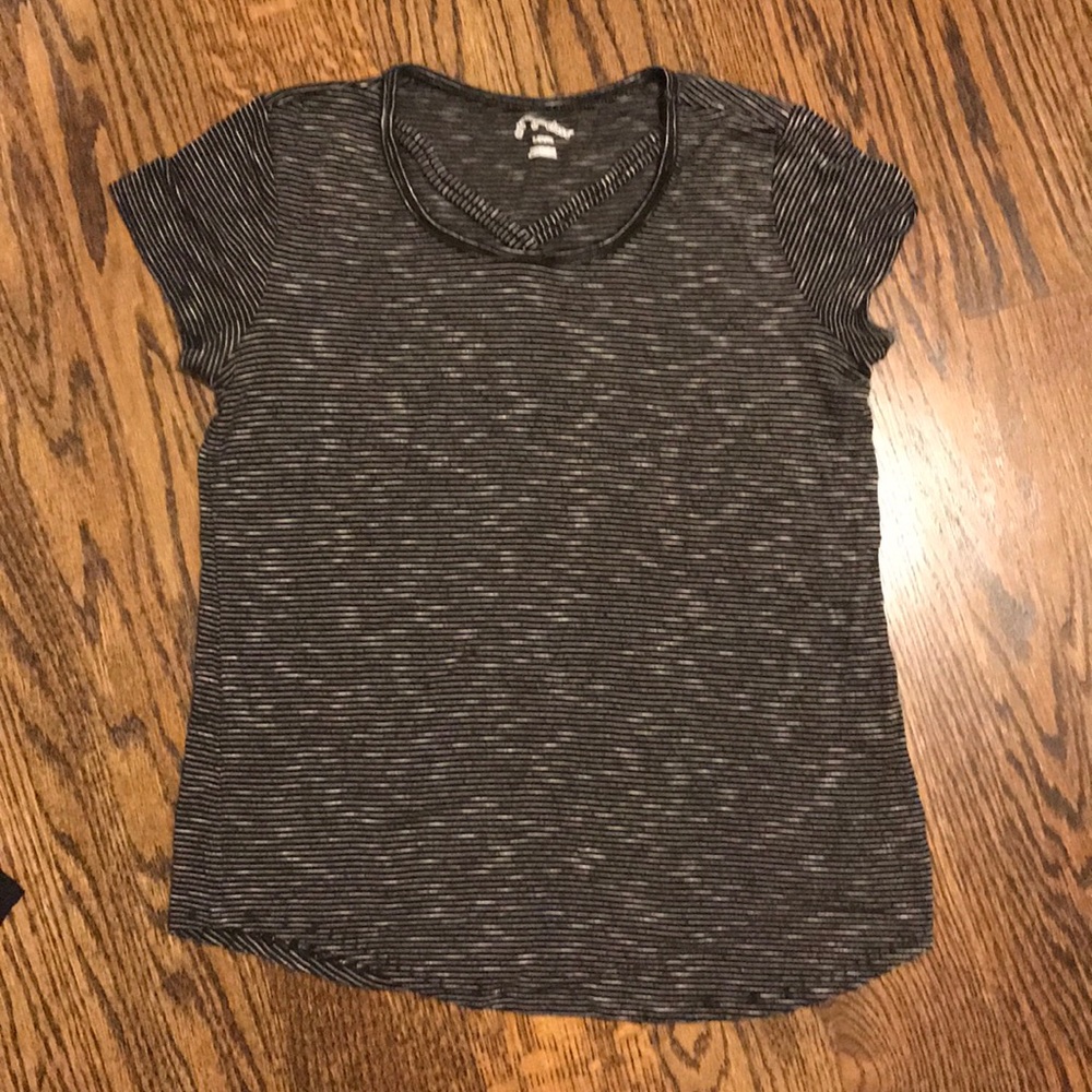 Black+White Striped T-Shirt